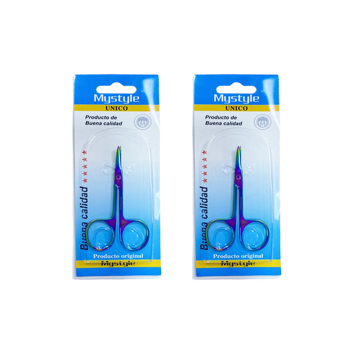 GENERICO - Mystyle Tijera Manicure Tornasol 2 Unid