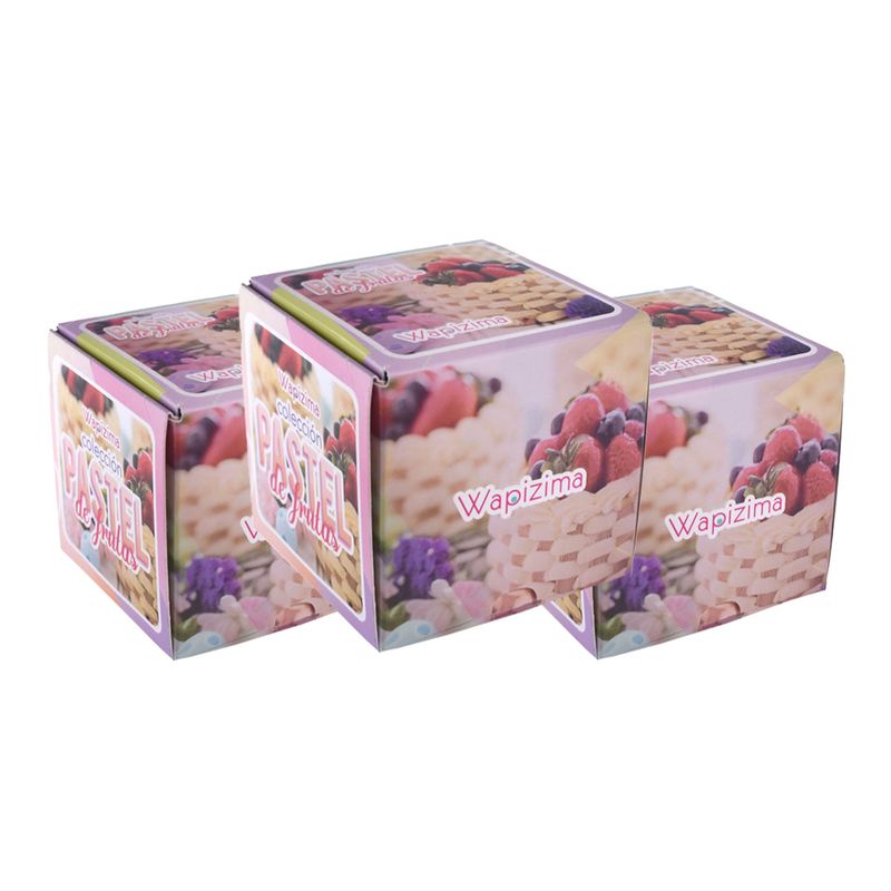 GENERICO - Wapizima Pastel De Frutas Collection 3 Unid