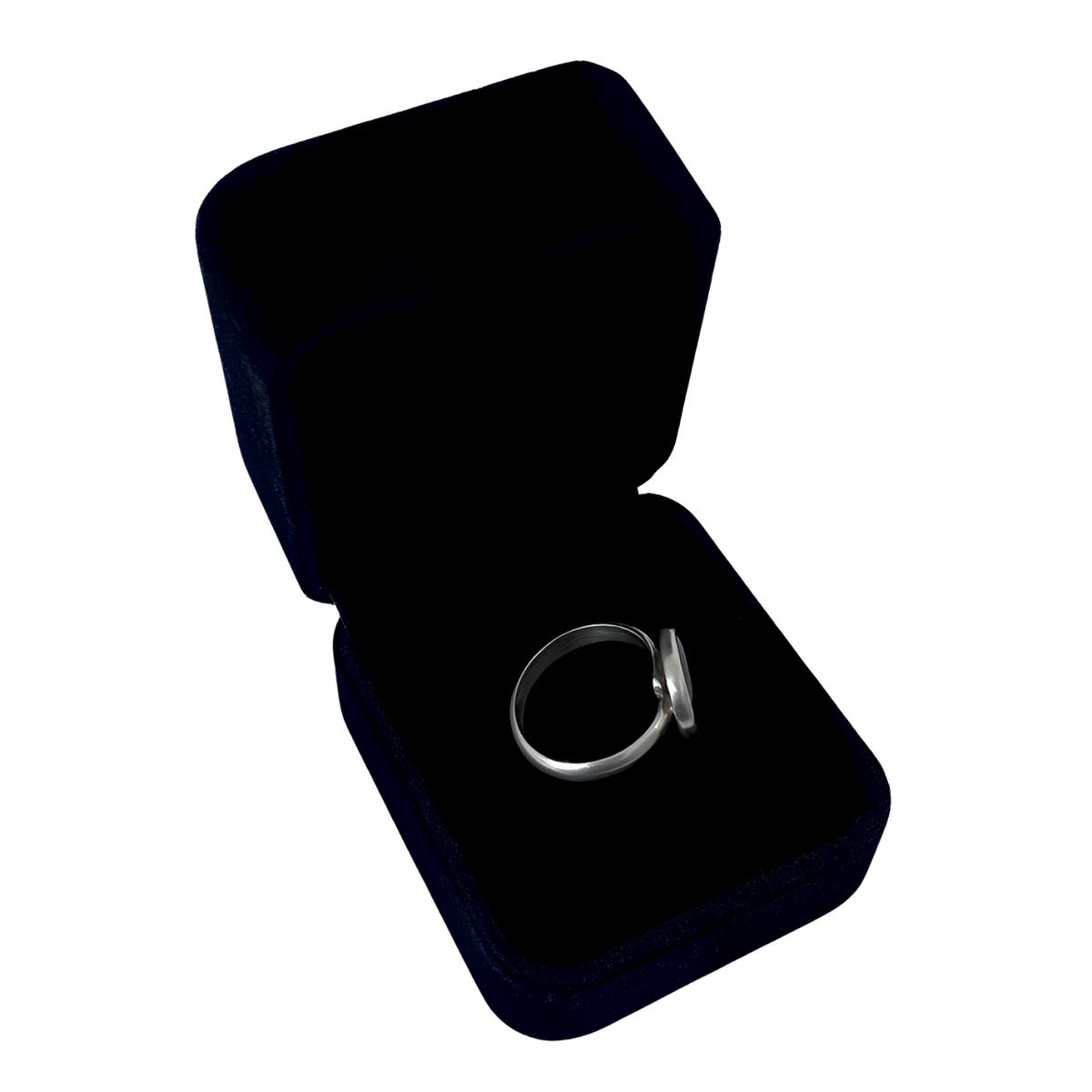 GENERICO - Anillo Ónix Regalo Mamá Novia Joya Plata 950