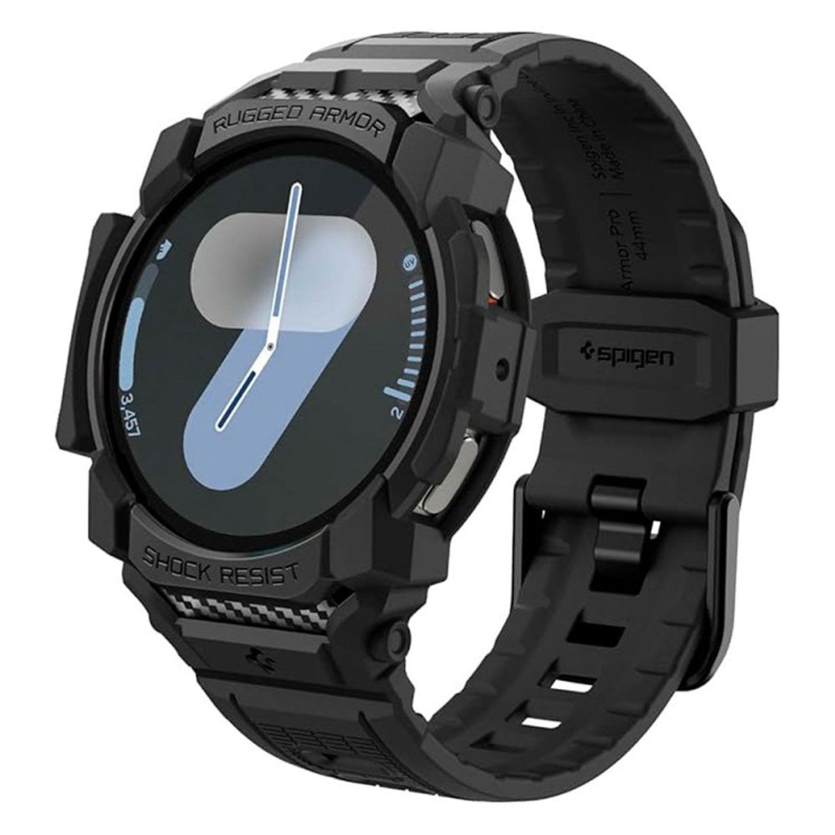 SPIGEN - Case + Correa Spigen Rugged Armor Para Galaxy Watch 7 44mm