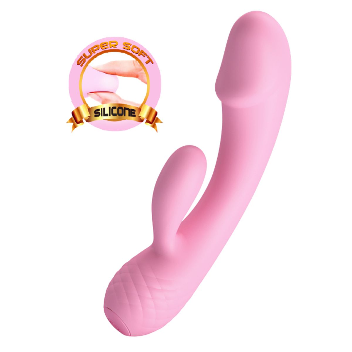 PRETTY LOVE - Vibrador Sexual Rabbit Femenino Ron Silicona 12 Funciones Recargable