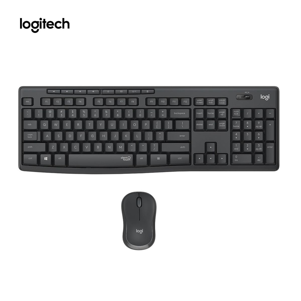 LOGITECH - Kit Teclado Y Mouse MK295 SilentTouch Wireless Negro
