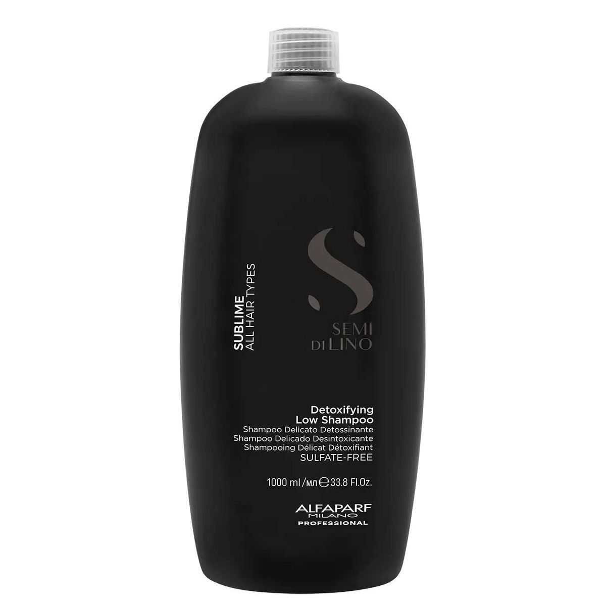 ALFAPARF MILANO - ALFAPARF SEMI DI LINO SUBLIME DETOXIFYING LOW SHAMPOO 1000 ml