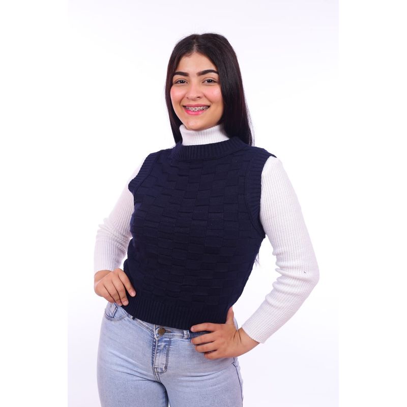 GENERICO - Chaleco Mujer Maria - Nathalie Love It - Negro