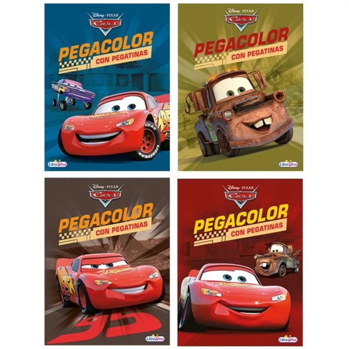 DISNEY - pack x 2 LIBROs INFANTILes PARA COLOREAR