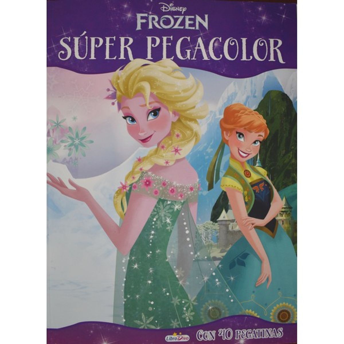 DISNEY - FROZEN SUPER PEGACOLOR MORADO