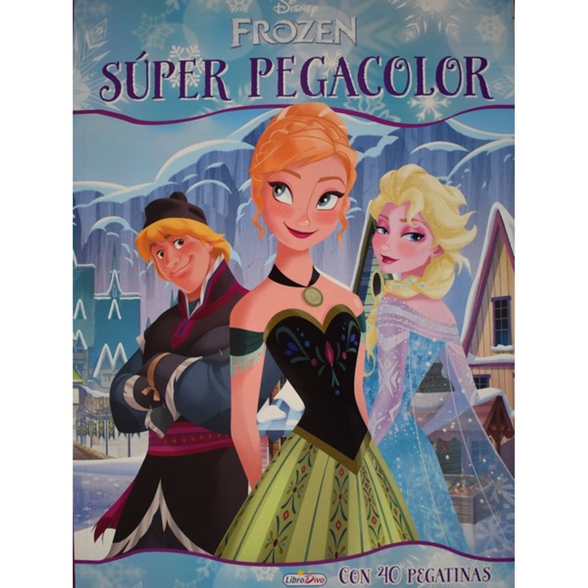 DISNEY - FROZEN SUPER PEGACOLOR CELESTE