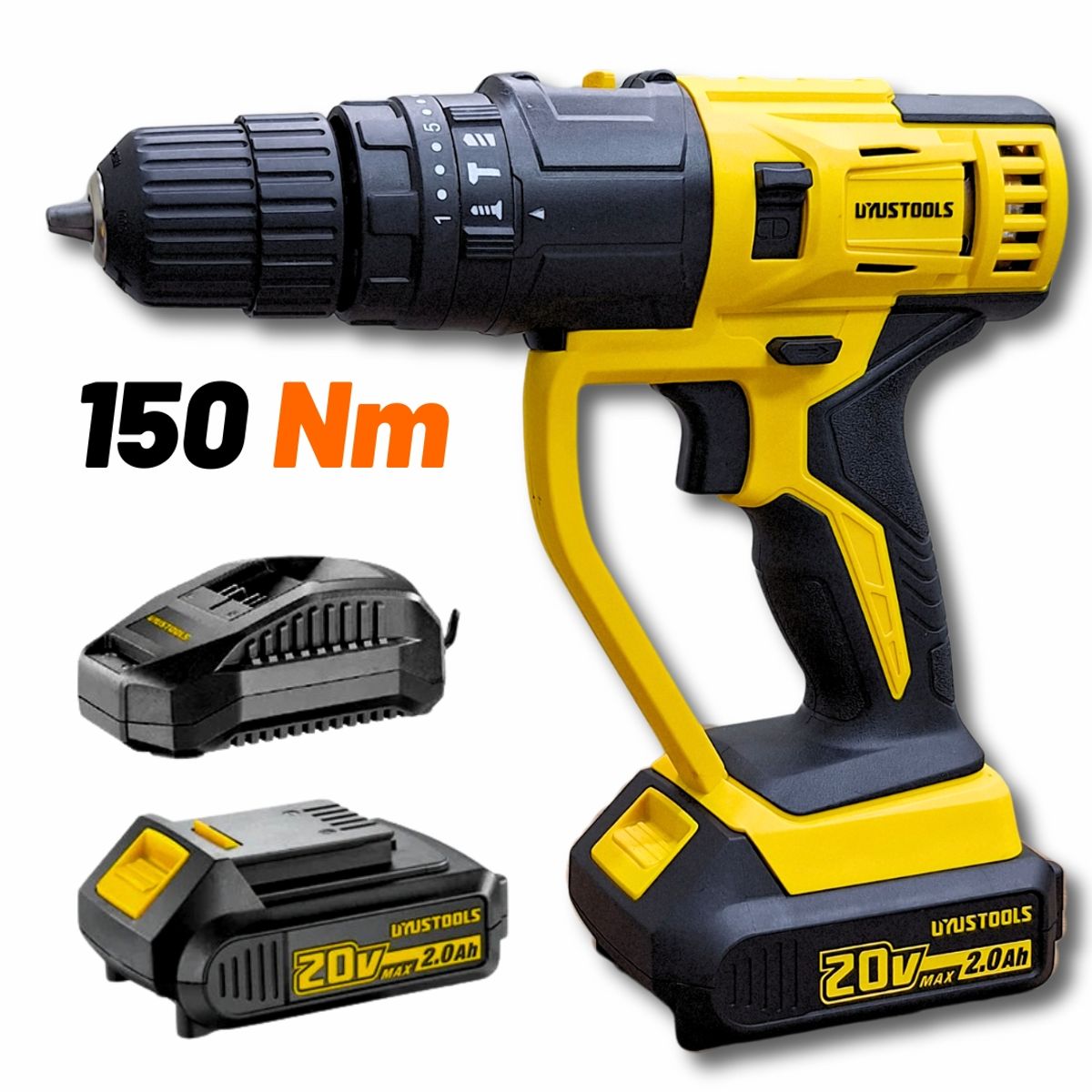 UYUSTOOLS - Taladro percutor multiusos 6 en 1 Uyustools