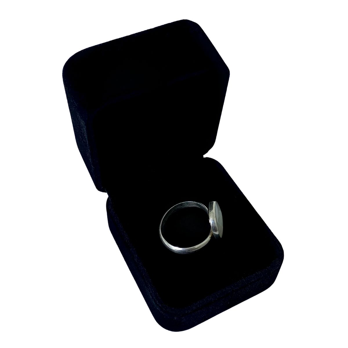 GENERICO - Anillo Mujer Nácar Regulable Joya Regalo Mamá Plata 950