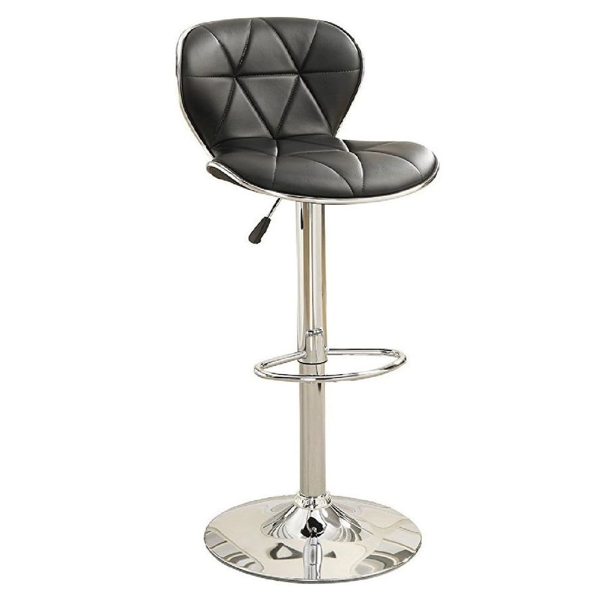 TU MESITA - Banco de Bar Argento Cromado color Negro TU MESITA