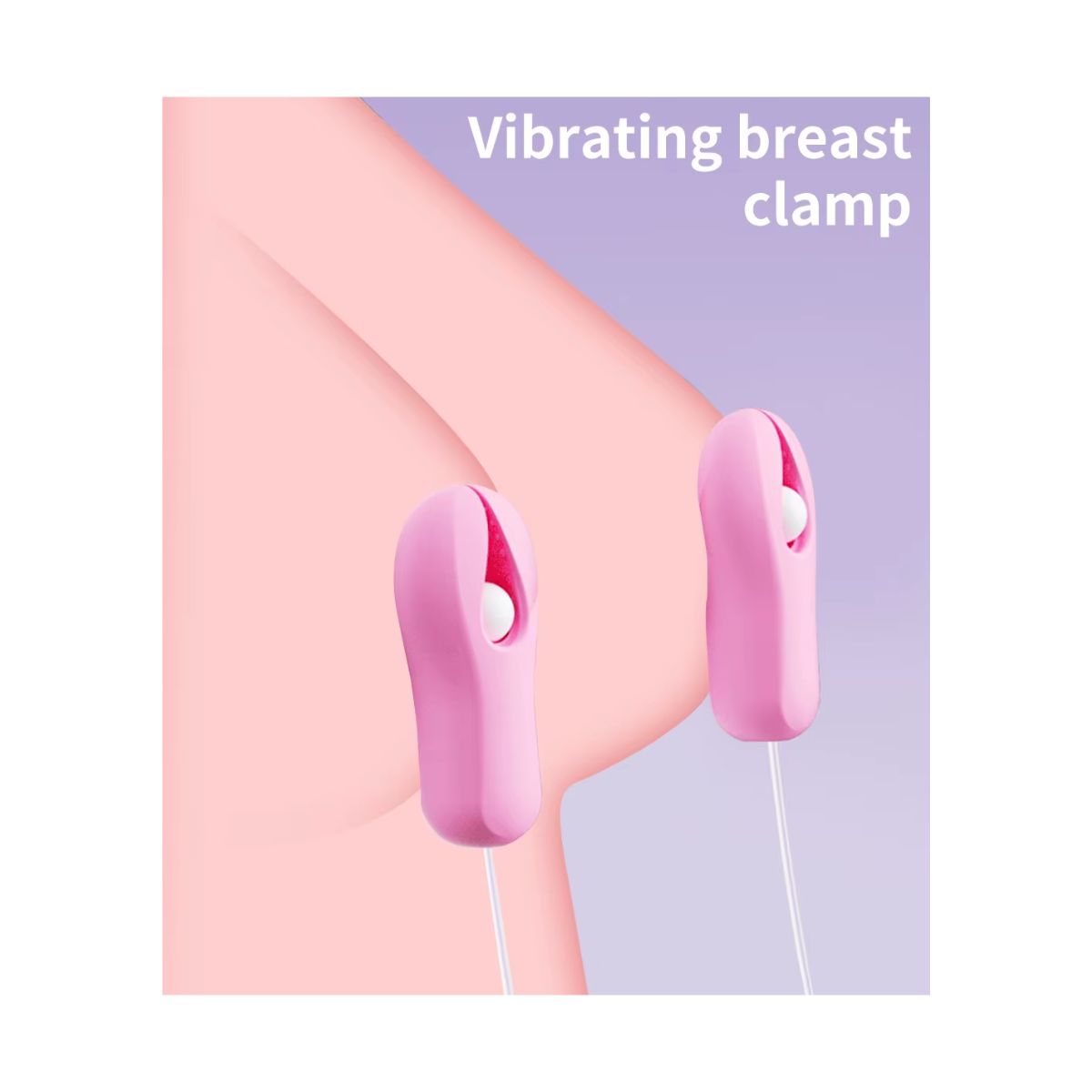 GENERICO - Pinzas Eléctricas para Pezones con 10 Modos de Vibración