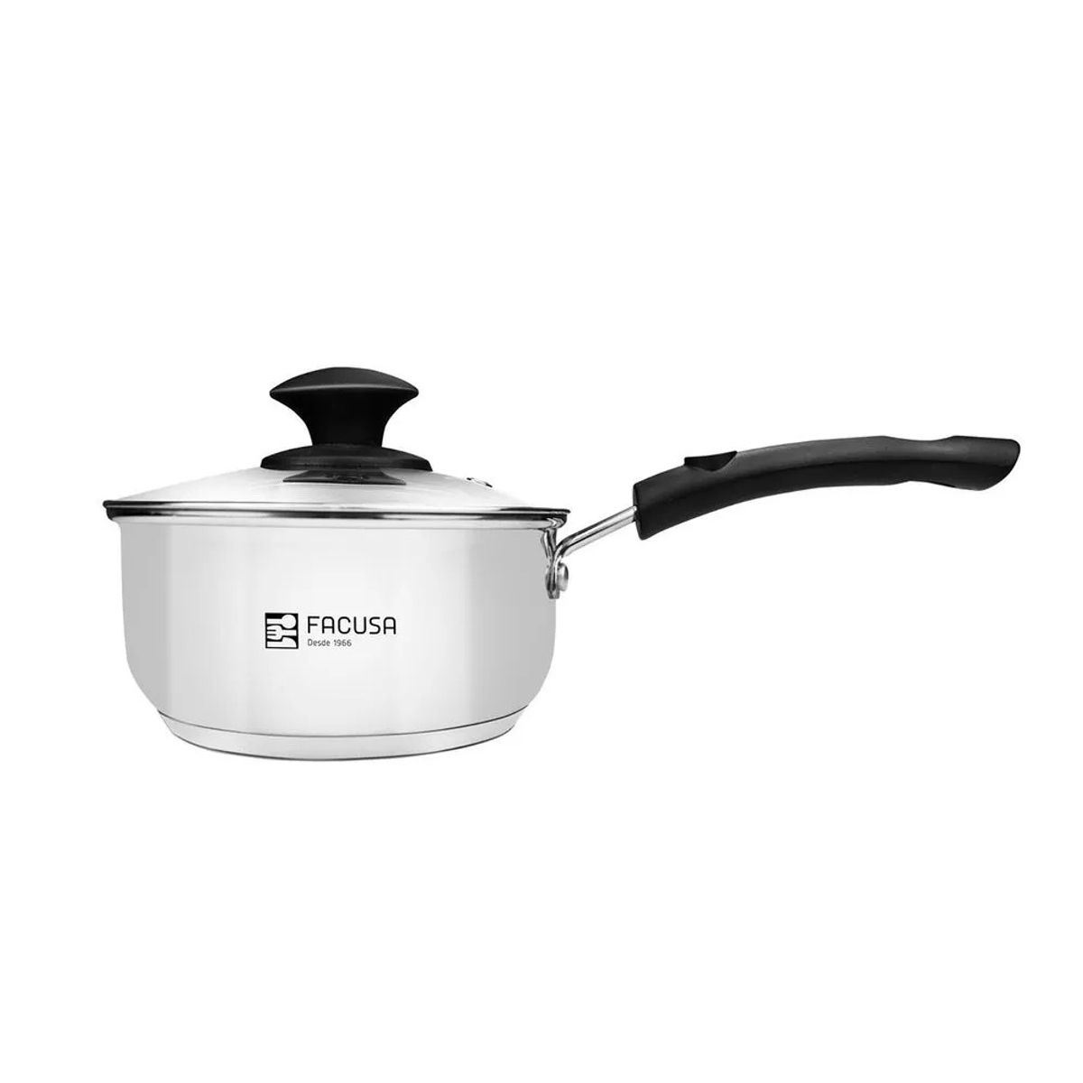 FACUSA - Cacerola Clasica 02 Ac. Inox Pequeña T/V