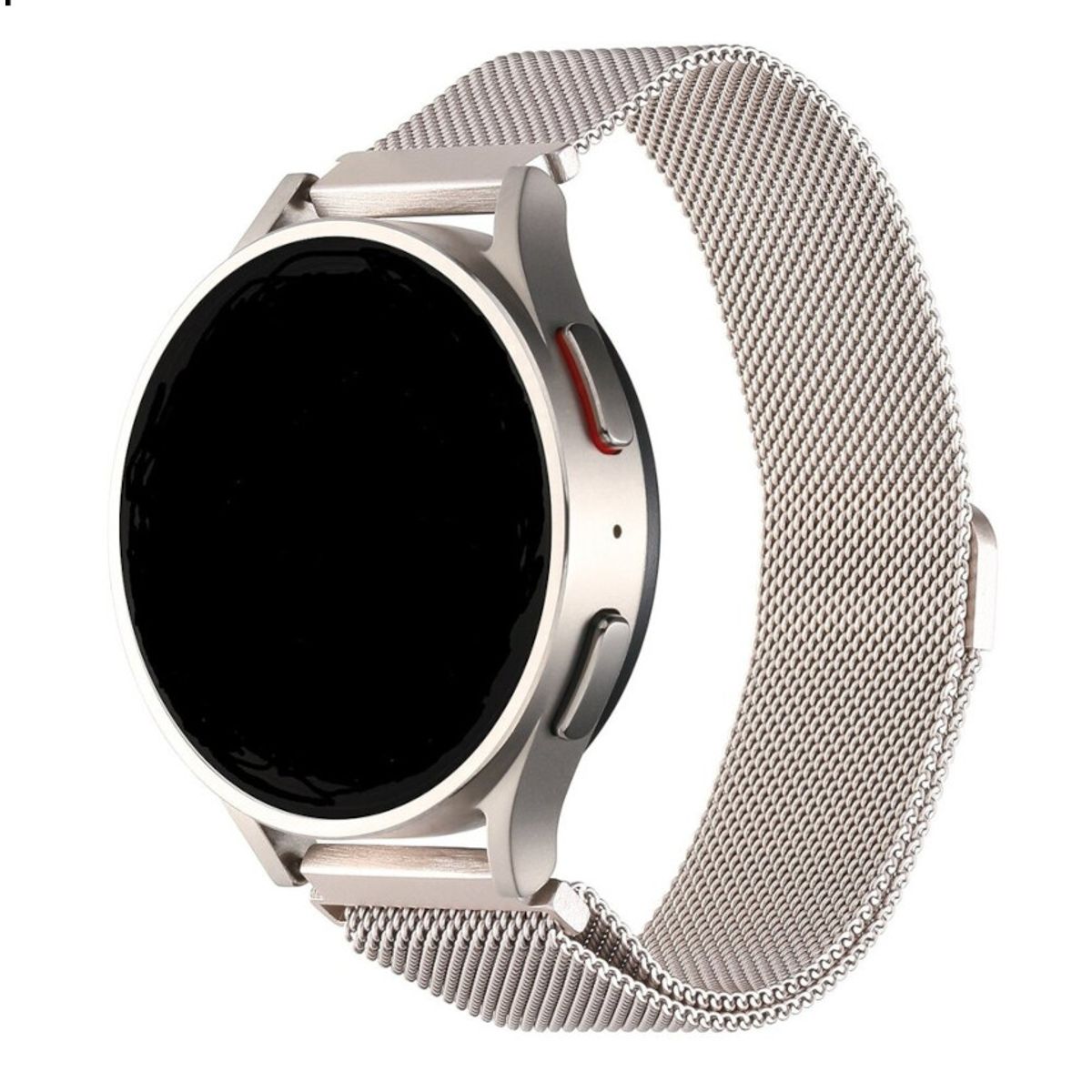 GENERICO - Correa Magnetica Silver Galaxy Watch3  Watch 4 /4 Classic Watch 5/5 Pro