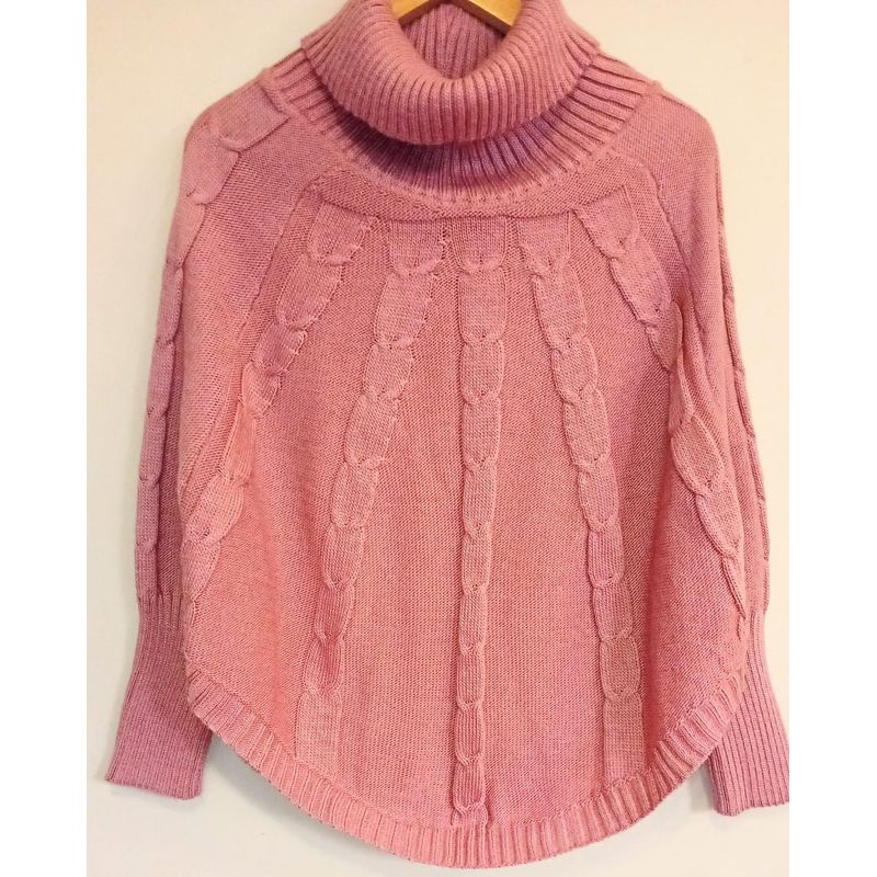 GENERICO - Chompa Tipo Poncho Mujer