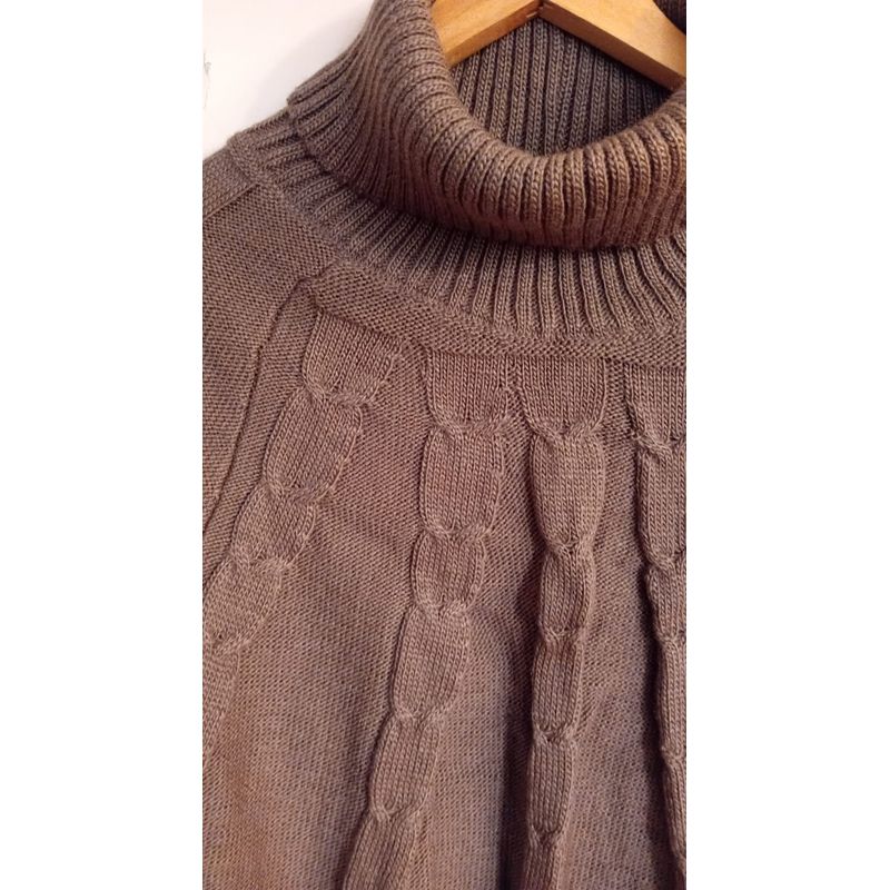 GENERICO - Chompa Tipo Poncho Mujer