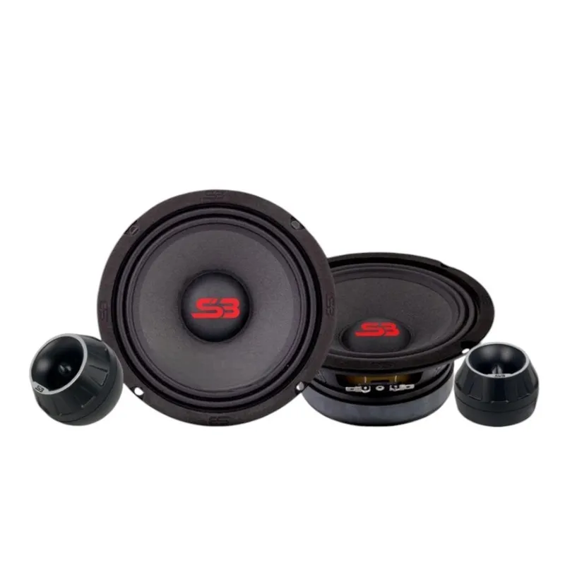 GENERICO - Parlantes Medios Rango 6.5 Pulgadas 600W + Tweeter 200W Neodimio SB