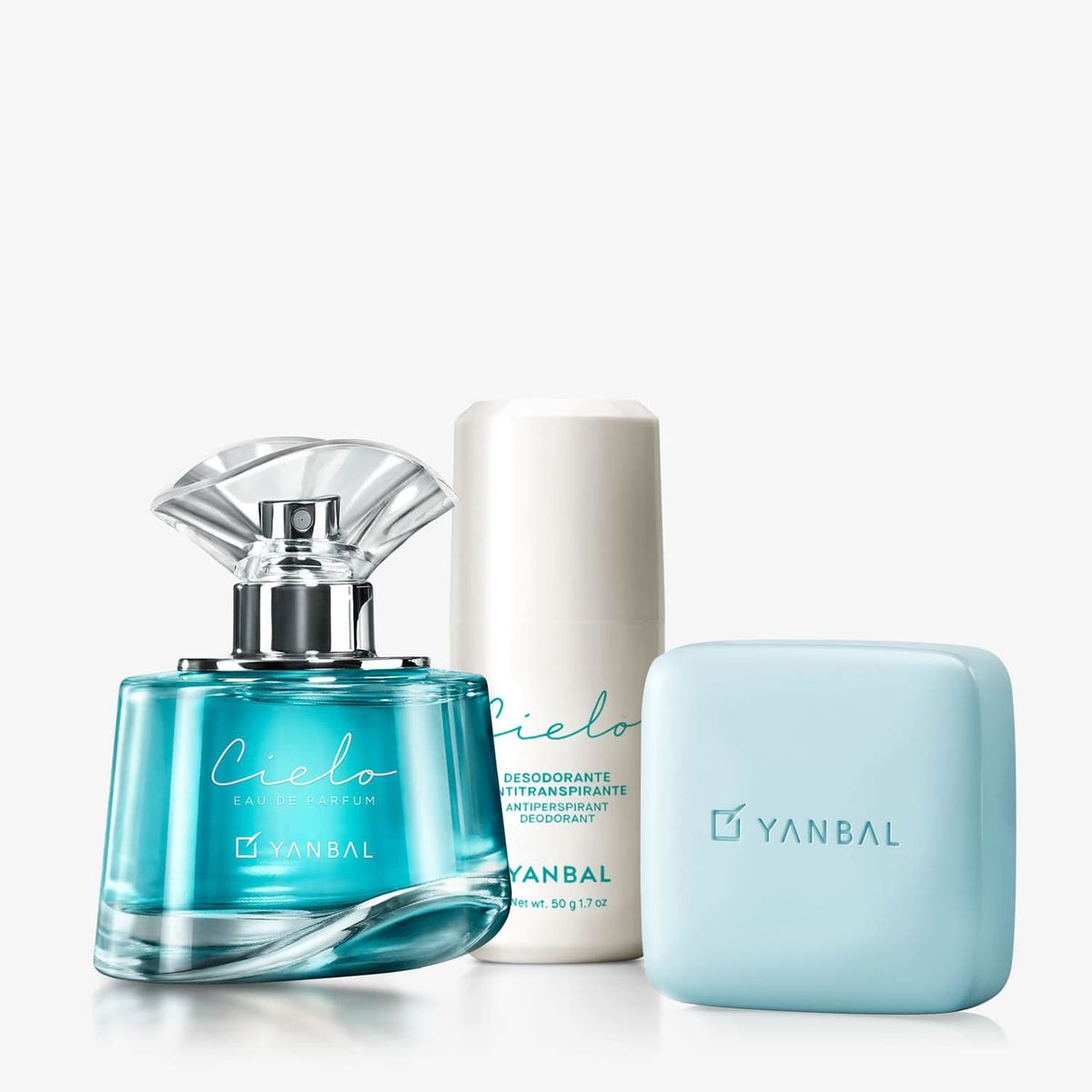 YANBAL - Set Cielo Perfume + desodorante + Jabon
