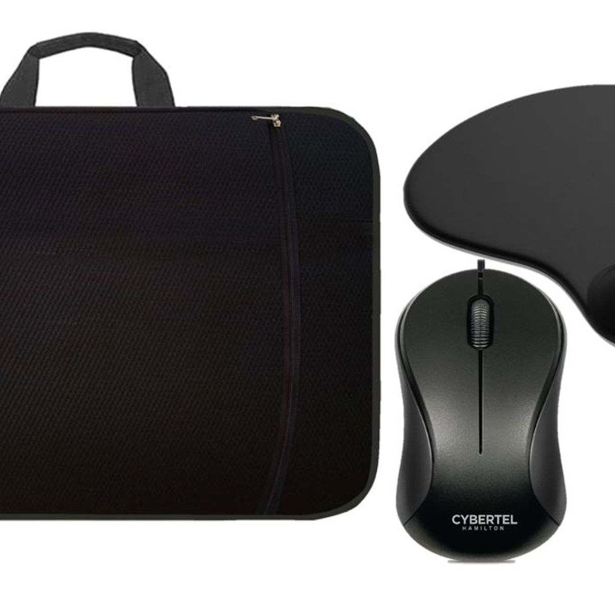 CYBERTEL - Kit Laptop Funda 15.6 Pulgadas + Mouse + Pad Mouse