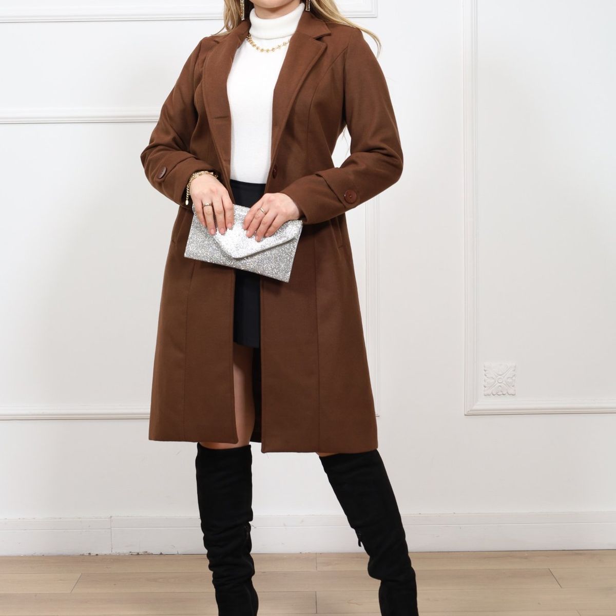 GENERICO - ABRIGO CLASICO MUJER AMERICANO