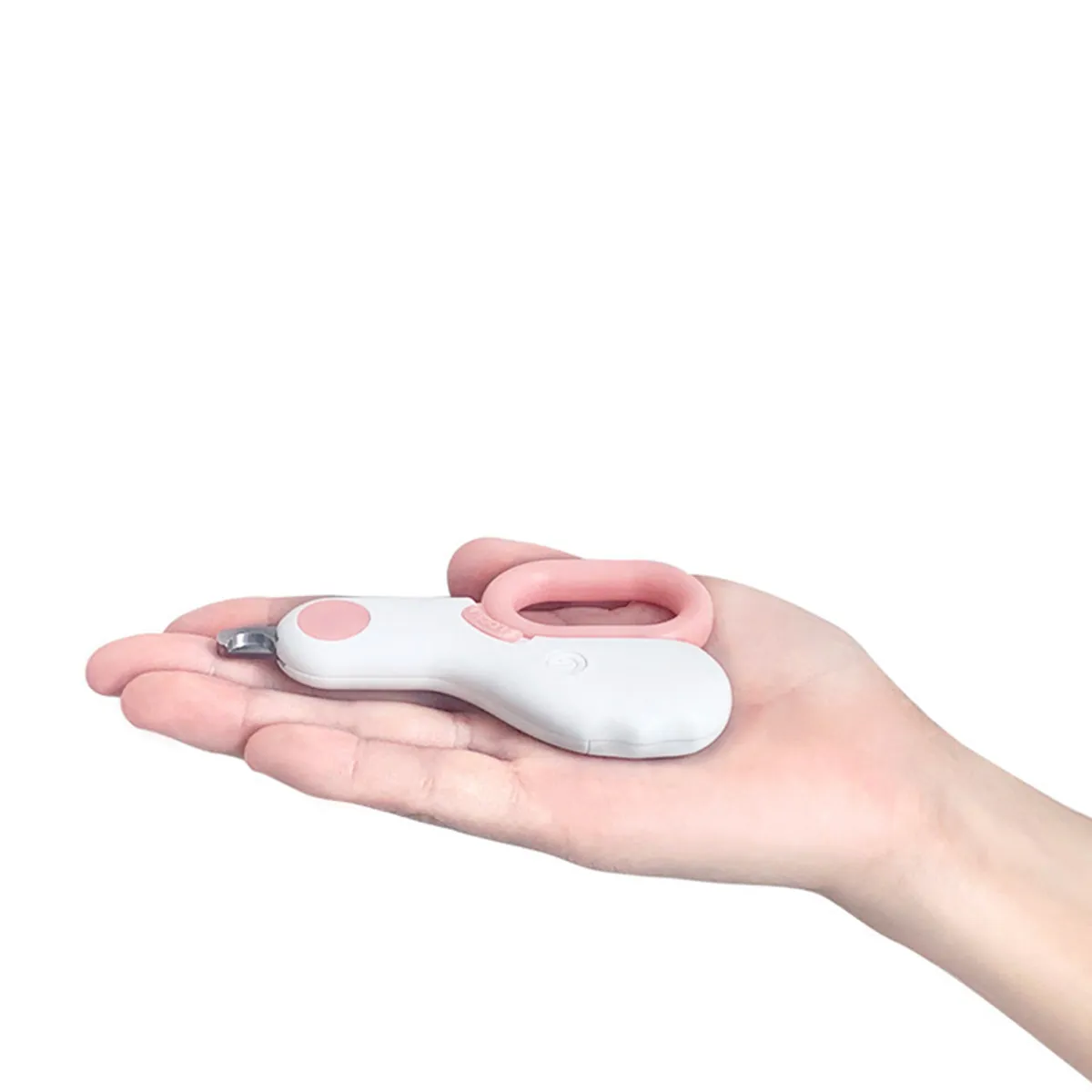 GENERICO - Cortauñas Led Para Gatos Cachorros y Animales Pequeños Rosa