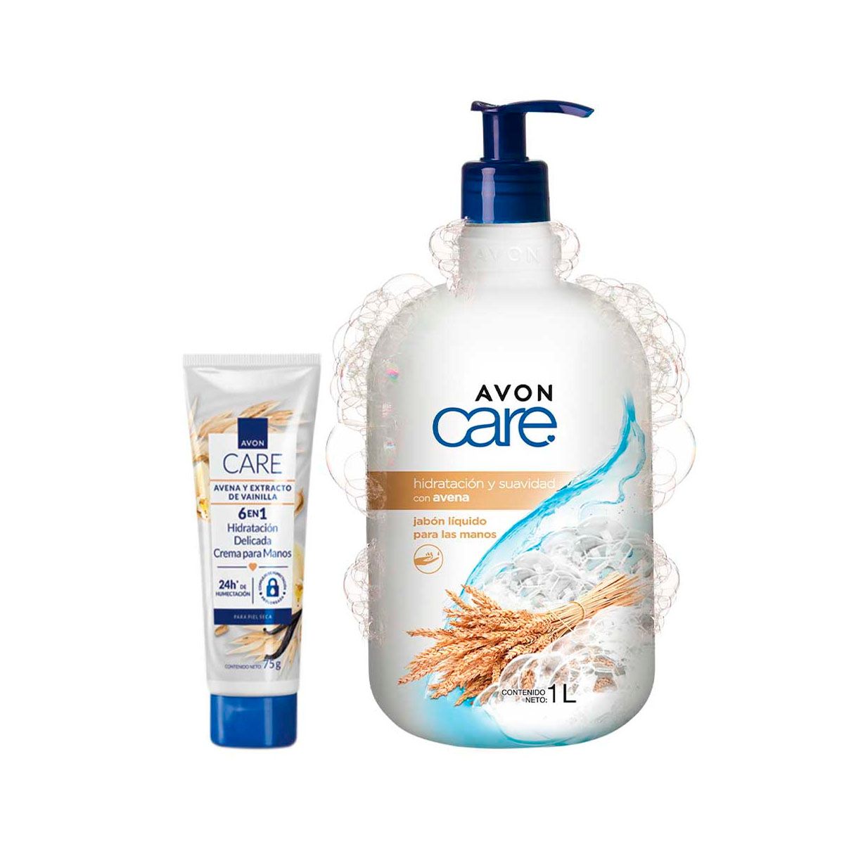 AVON - Avon Care Jabón Líquido Manzanilla y Avena con Crema Manos