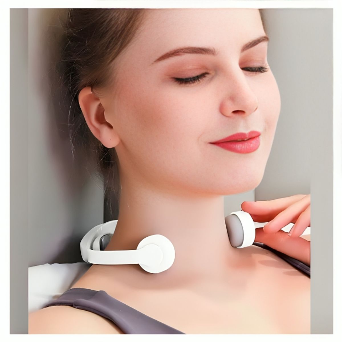 GENERICO - Masajeador Inteligente de Cuello Cervical Recargable Multifuncional