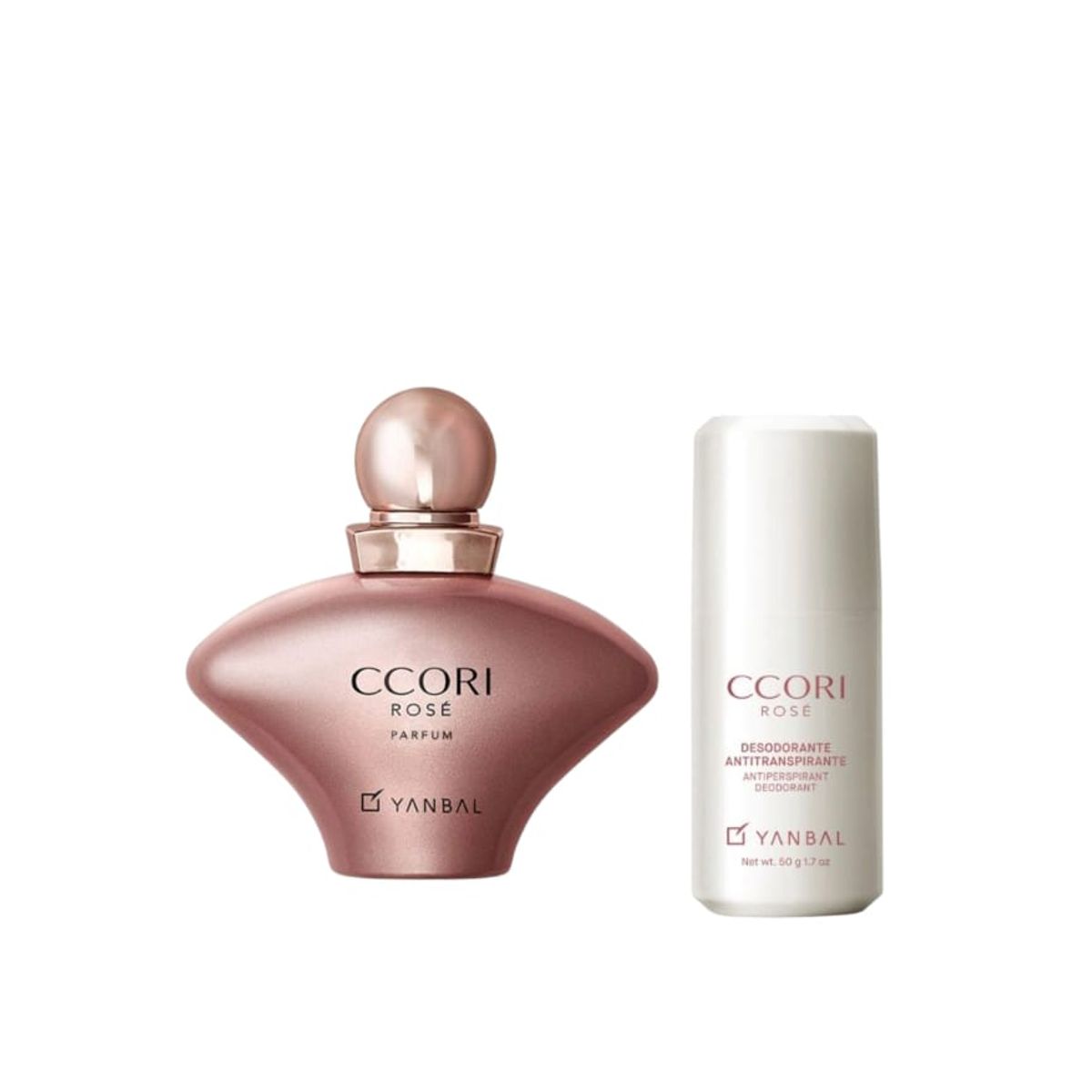 YANBAL - Set Ccori Rose Perfume + desodorante