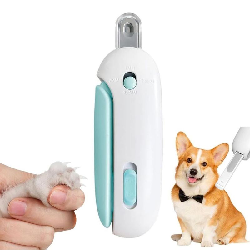 GENERICO - Cortauñas Ajustable con Lima para Gatos y Perros Cachorros