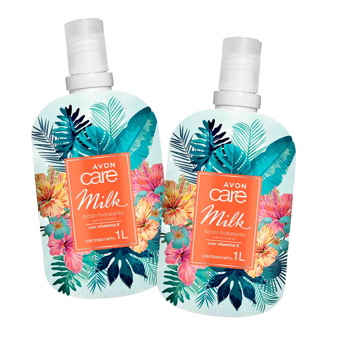 AVON - Loción Hidratante Corporal Avon Care Milk 1 LITRO x2 und