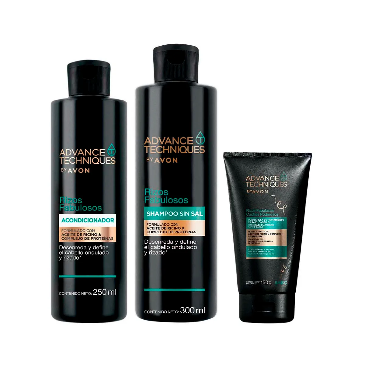 AVON - Advance Techniques Rizos Fabulosos Rutina Capilar x3 und