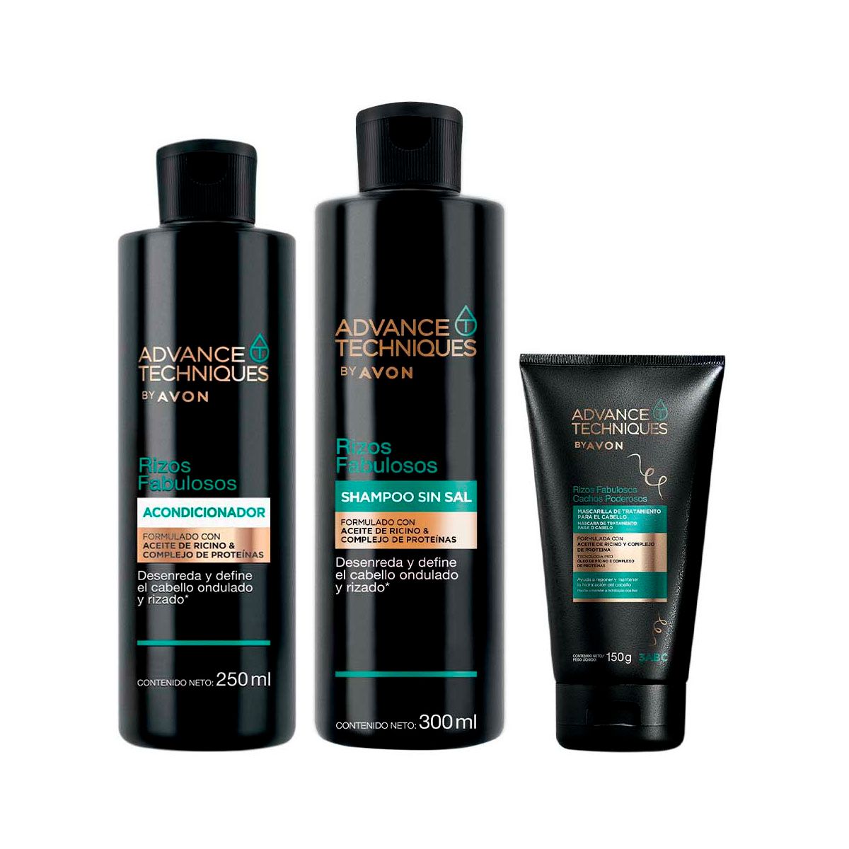 AVON - Advance Techniques Rizos Fabulosos Rutina Capilar x3 und