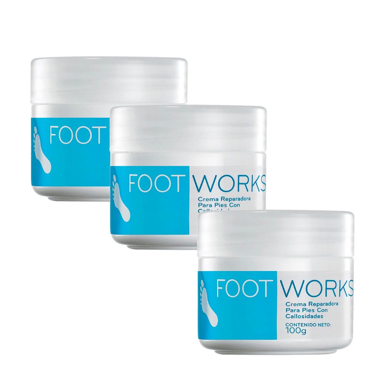 AVON - Kit x3 Crema Reparadora Para Pies Con Callosidades 100G Foot Works