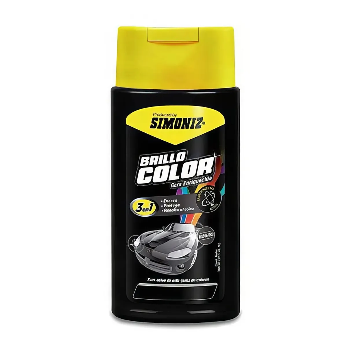 SIMONIZ - Cera Simoniz Liquida 500ml 3en 1 Negro