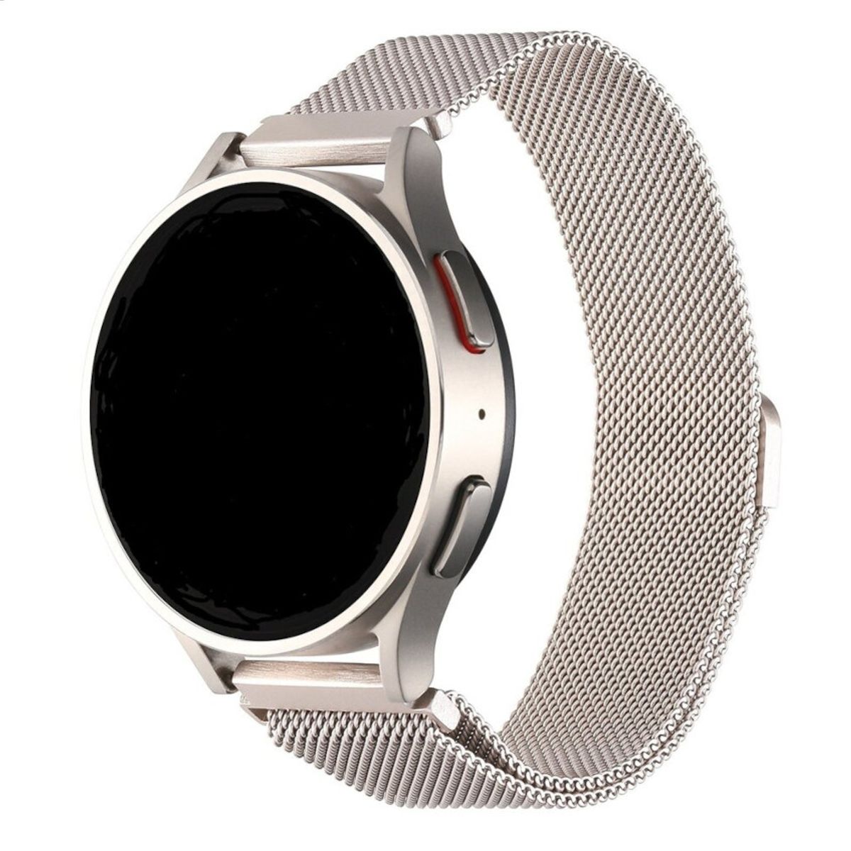 GENERICO - Correa Magnetica Acero Galaxy Watch4 Classic Active/Active 2 42 y 46 m