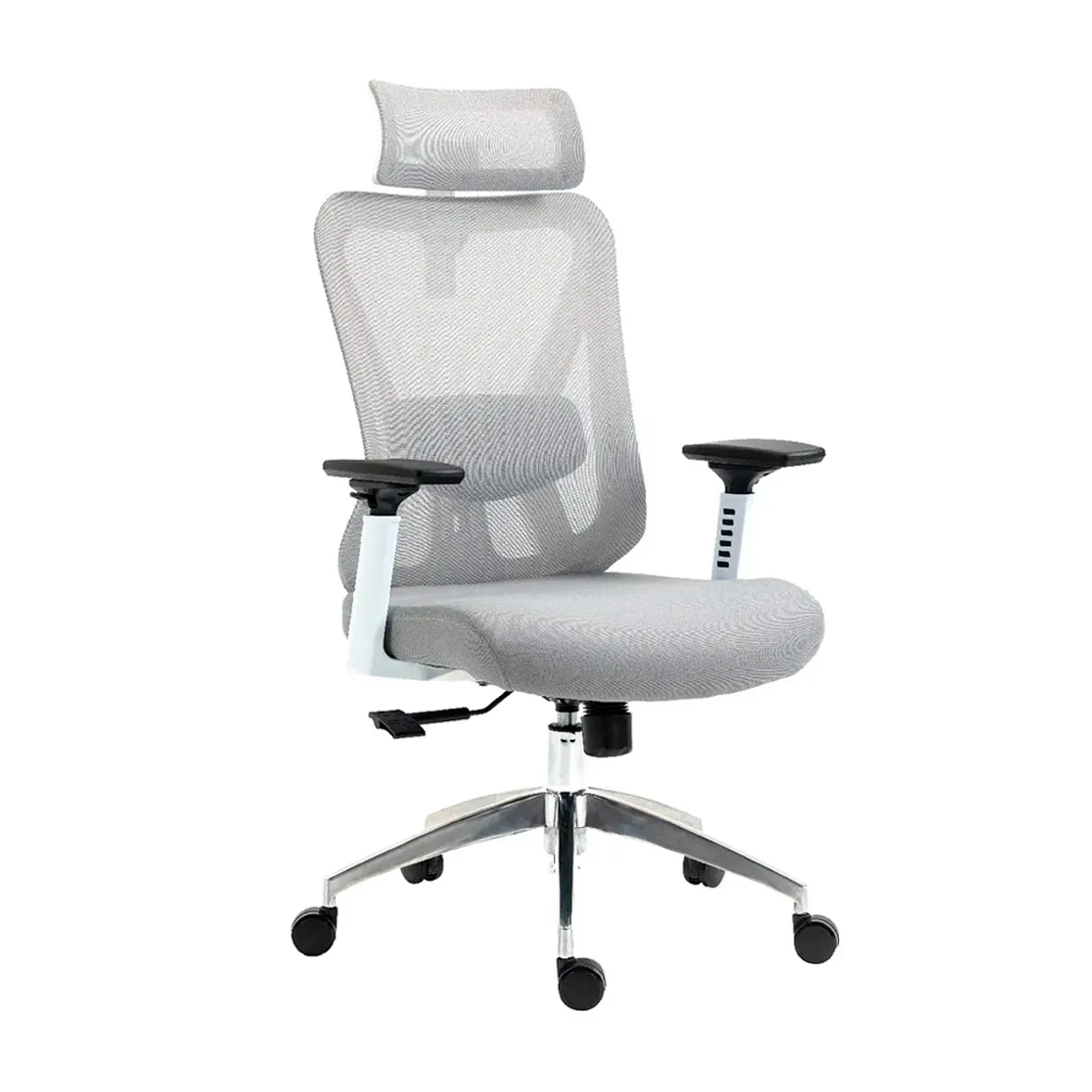 OFIDEAS - Silla de Oficina Reclinable Dolfín Presidente Gris Ofideas