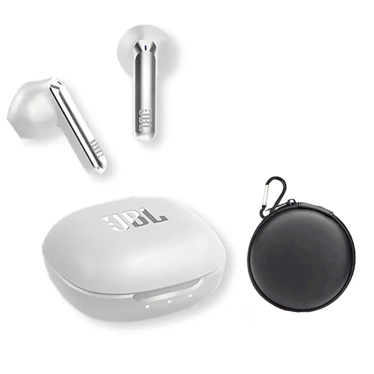 JBL - Audífonos Bluetooth JBL T280TWS X2 Blanco Y Estuche