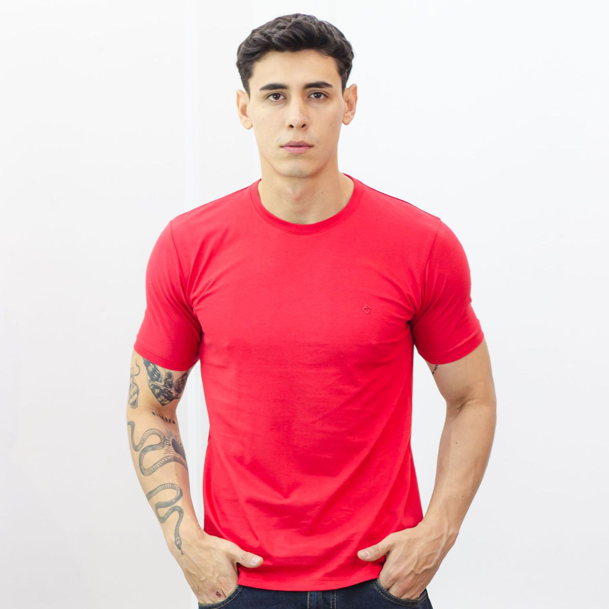 A VANTGARDESTYLE - POLO SLIM FIT CABALLERO MC - JERSEY 100% ALGODON