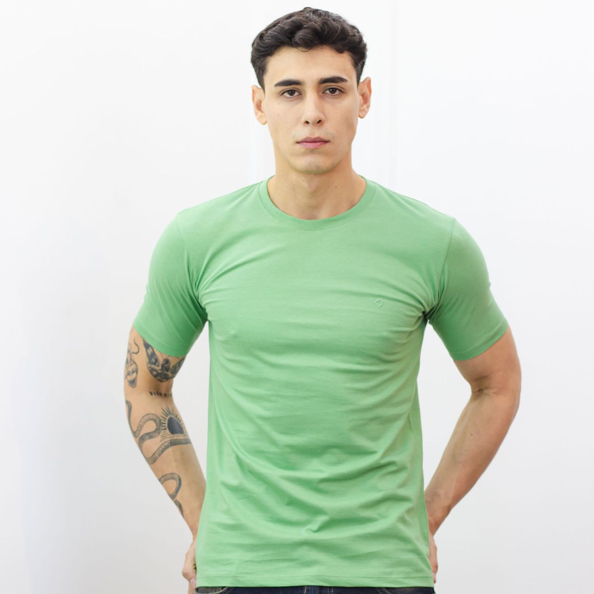 A VANTGARDESTYLE - POLO SLIM FIT CABALLERO MC - JERSEY 100% ALGODON