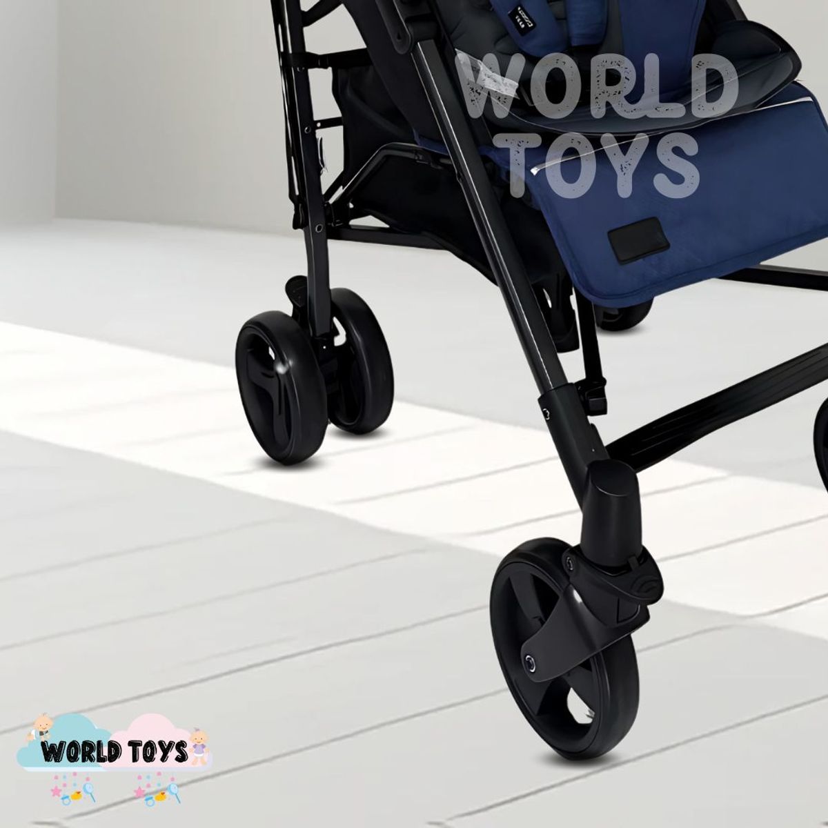 BABY - Coche Bastón de Lujo «AIDEN» Blue