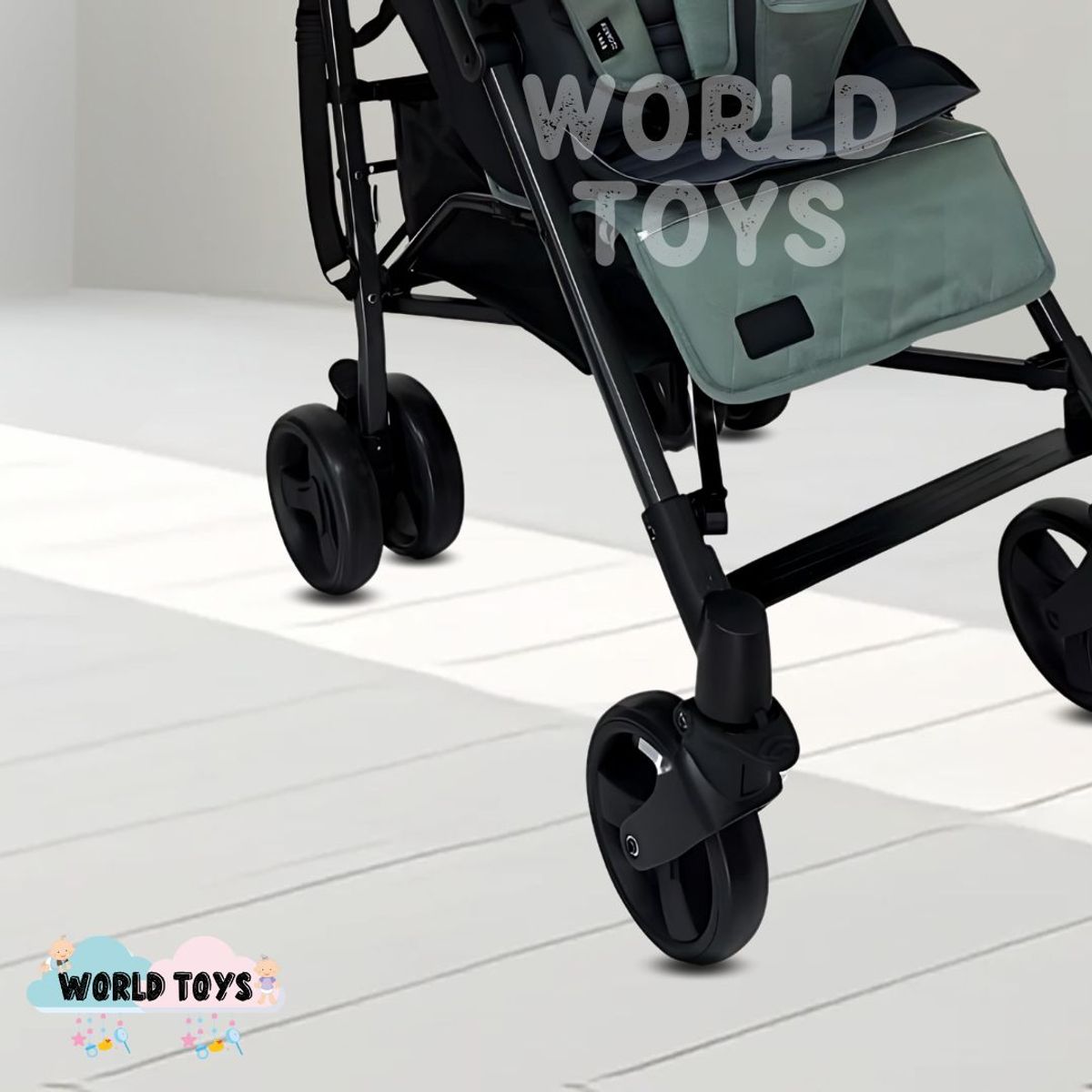 BABY - Coche Bastón de Lujo «AIDEN» Menta