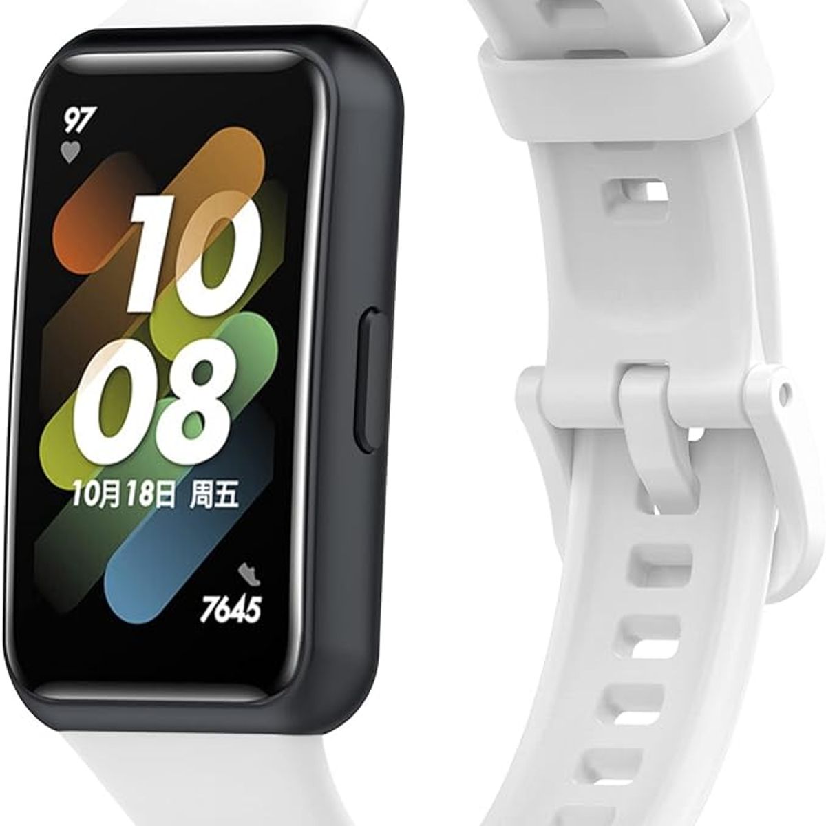 GENERICO - Correa silicona para Smart Watch Honor Band 7 - Blanco