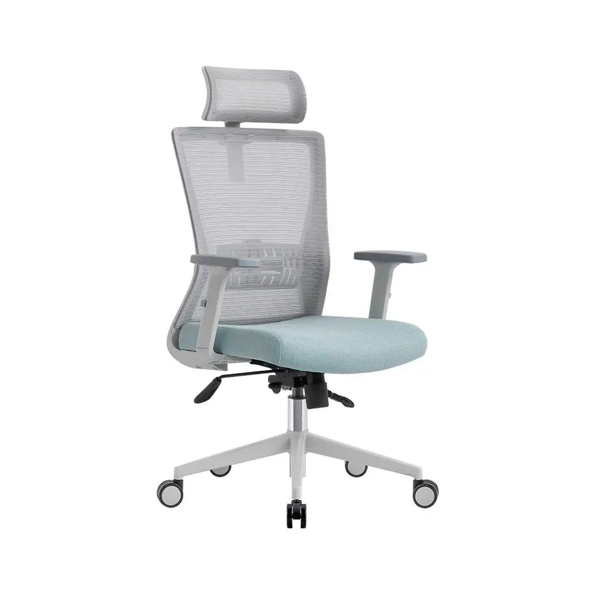 OFIDEAS - Silla de Oficina Ergonómica Presidente ken Color Gris Mecanismo Lab Ofideas