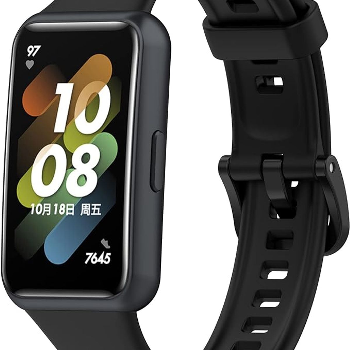 GENERICO - Correa silicona para Smart Watch Honor Band 7 - Negro