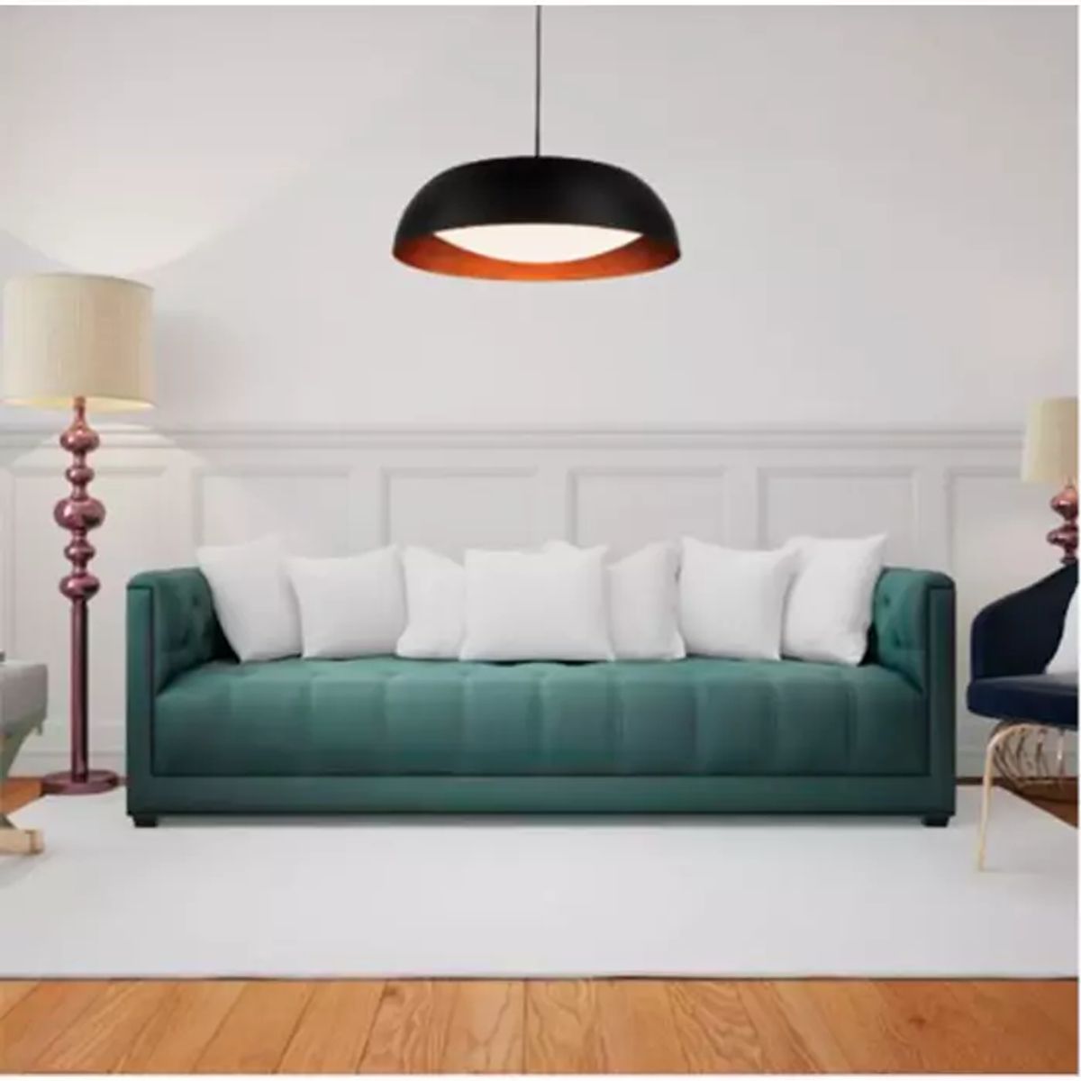 GENERICO - Lámpara Colgante Landon Negro