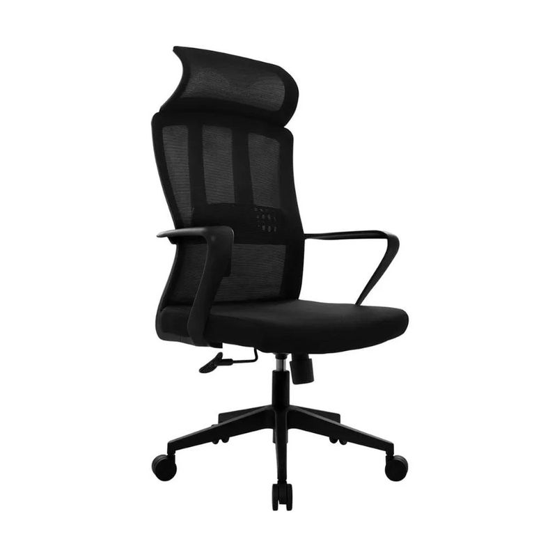 OFIDEAS - Silla De Oficina Giratoria Max Presidente Negro Ofideas