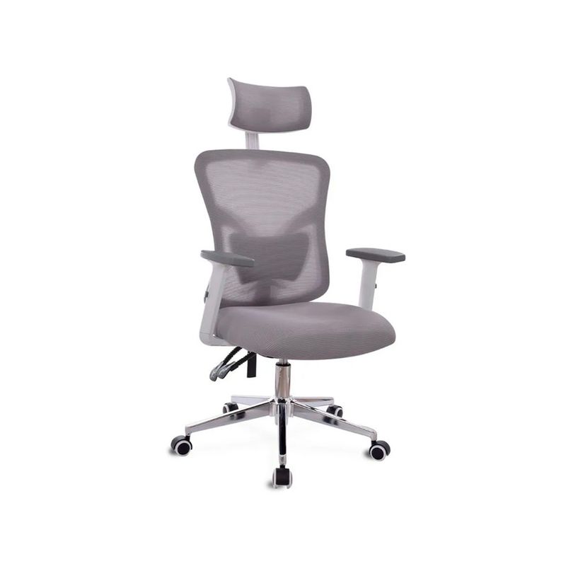 OFIDEAS - Silla De Oficina Ergonómica Fone Ultra Presidente Reclinable Gris Ofideas