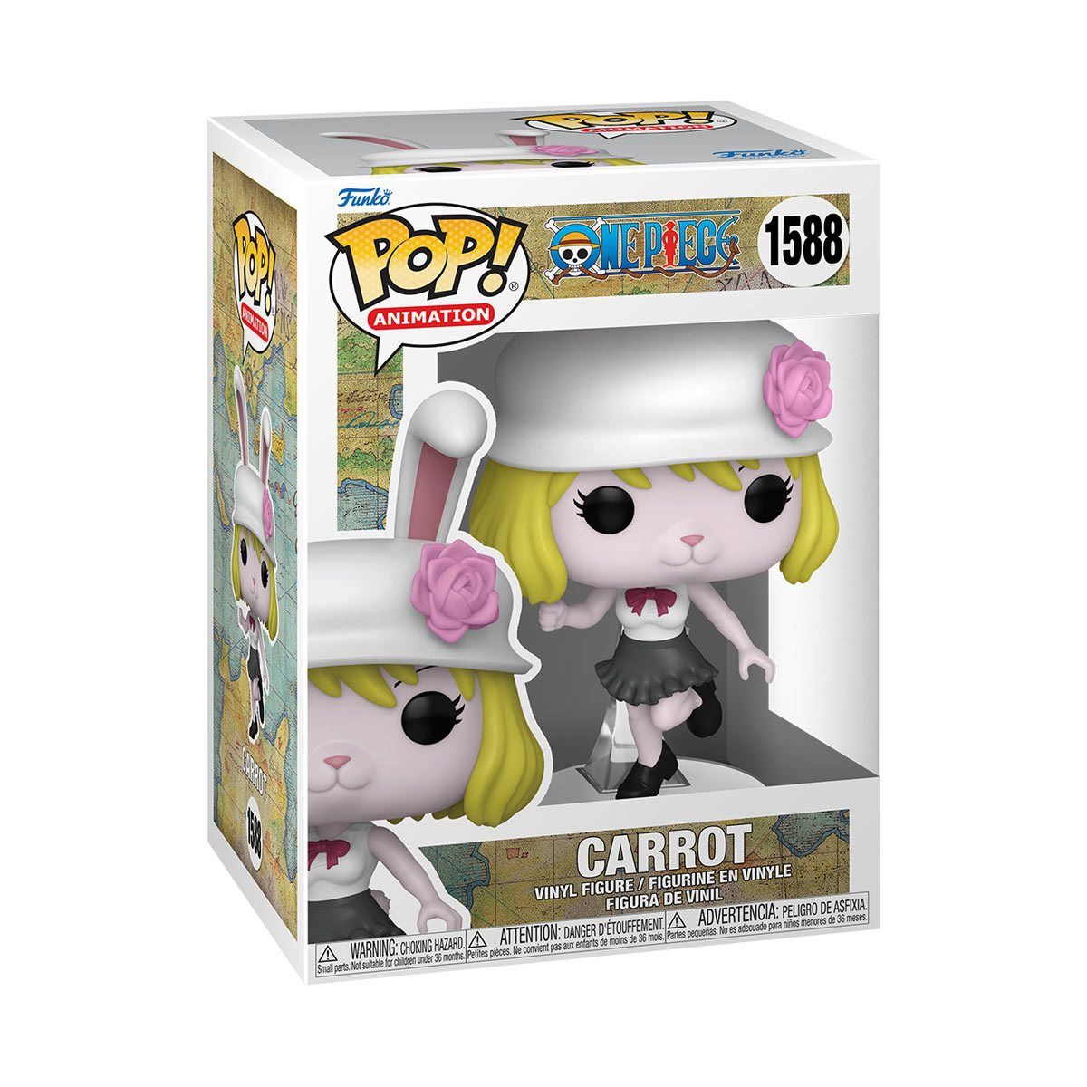 FUNKO - Funko Pop Carrot con sombrero blanco 1588 - One Piece