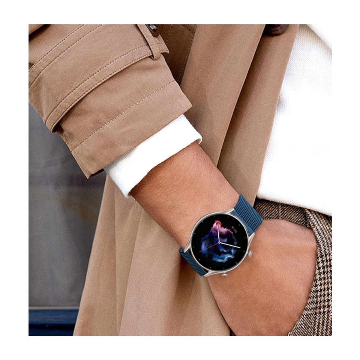 GENERICO - Correa INOXIDABLE Gear Sport Gear S2  S2 Classic​ Active 24044m