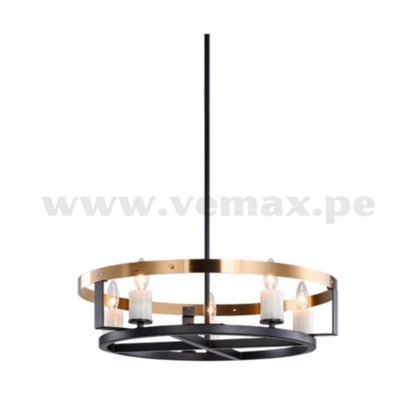 GENERICO - Lámpara de Techo Colgante Gold-Black