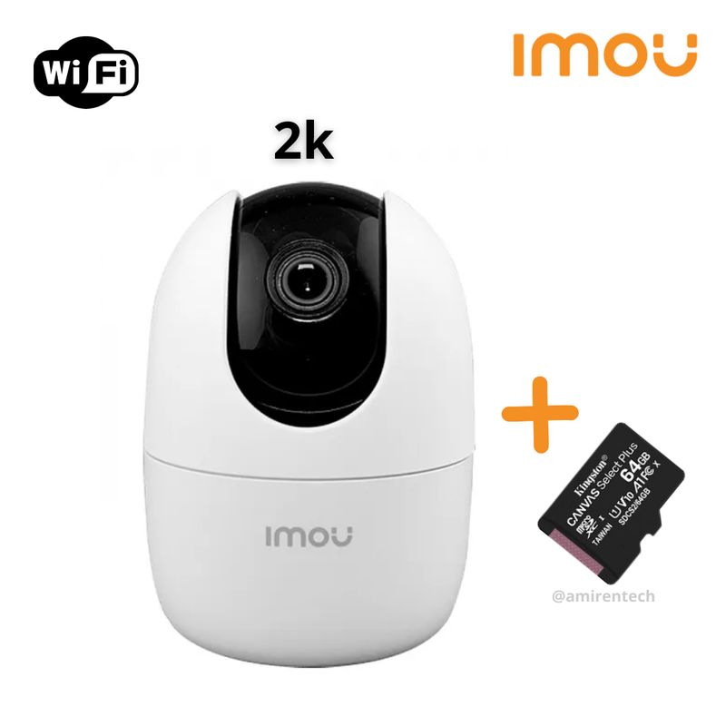 IMOU - Camara seguridad IMOU Ranger2-2K + Memoria de grabacion